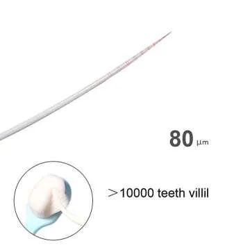 KnocKconK Cat Toothbrush, Soft Small Dog Dental Toothbrush Silicone, Easy Teeth Cleaning Head, Pet Deep Clean Dense Brush, Safe and Effective Oral Care, Brush Away Bad Breath, Easy to Handle, Pink