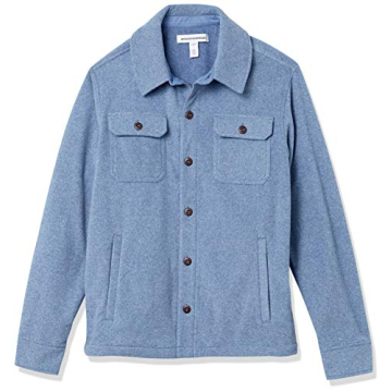 Amazon Essentials Men's Polar Fleece Shirt Jacket for All Occasions
