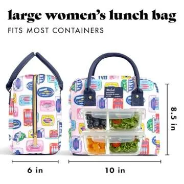 Stylish Fit & Fresh Insulated Lunch Bag for Women