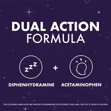 Vicks ZzzQuil Nighttime Pain Relief Sleep Aid Liquid, Max Strength Pain Reliever, Black Cherry Flavored, 12 Fl Oz, Pack of 2