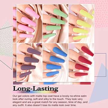 Lavender Violets 27 Color Gel Nail Polish Set