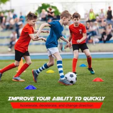 Pro Disc Cones Set of 50 for Training and Coaching Excellence