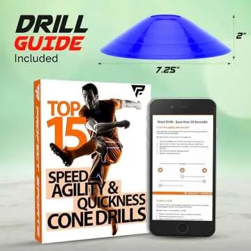 Pro Disc Cones Set of 50 for Training and Coaching Excellence