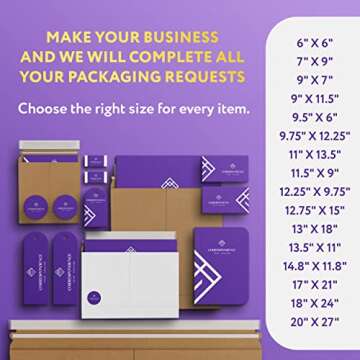 APQ Natural Rigid Mailers 12.75 x 15 Inches. Pack of 10 Photo Mailer Envelopes. Flat Cardboard Mailers with Self-Seal Closure. Sturdy Cardboard Photo Envelope. Recyclable Hard Shipping Envelopes Rigid