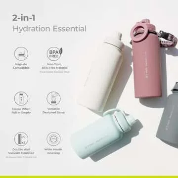 Ztar Insulated Water Bottle - Magnetic & Leak-Proof
