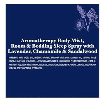 Dr Teal's Aromatherapy Set - Body Cream (8oz) and Spray (6oz) Bundle - Choose from Energy, Sleep, or Stress Relief (Sleep - Lavender, Chamomile, and Sandalwood)