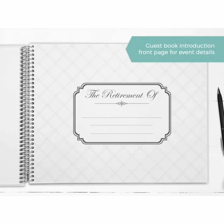 Retirement Guest Book by PurpleTrail