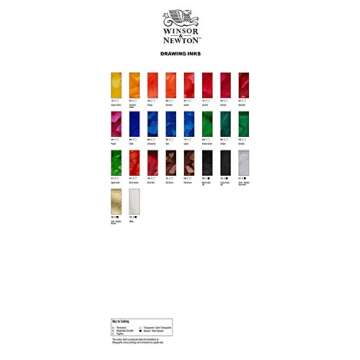 Winsor & Newton Drawing Ink, 30ml Bottle, Silver