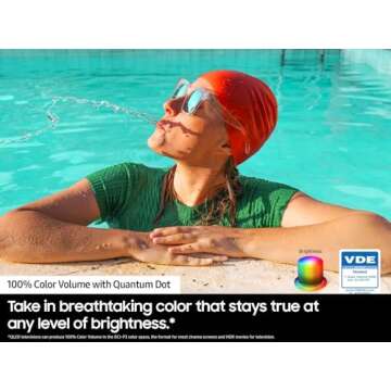 SAMSUNG 50-Inch QLED 4K Smart TV with Object Tracking