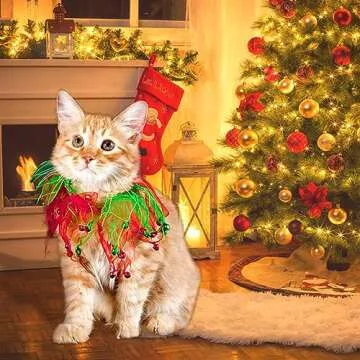 200PCS Jingle Bells,Small Bell Mini Bells Bulk with 25M Red Cords for Christmas, Party & Festival Decorations and Jewelry Making, 10 mm