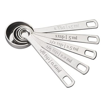 Le Creuset Stainless Steel Measuring Spoons Set of 5