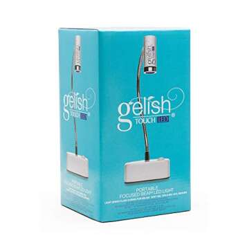 Gelish Touch LED Light - Fast 30sec Curing, Portable & Rechargeable