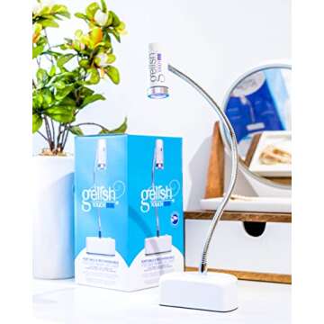 Gelish Touch LED Light - Fast 30sec Curing, Portable & Rechargeable