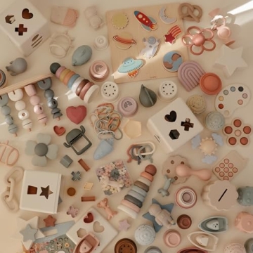 Mushie Stacking Rings Toy | Safe Danish Design for Babies