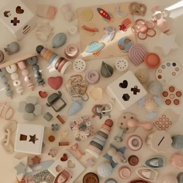 Mushie Stacking Rings Toy | Safe Danish Design for Babies