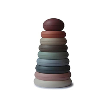 Mushie Stacking Rings Toy | Safe Danish Design for Babies