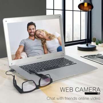 KLSYQ 1080p Smart Video Glasses for Outdoor Adventures