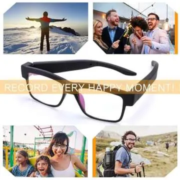 KLSYQ 1080p Smart Video Glasses for Outdoor Adventures