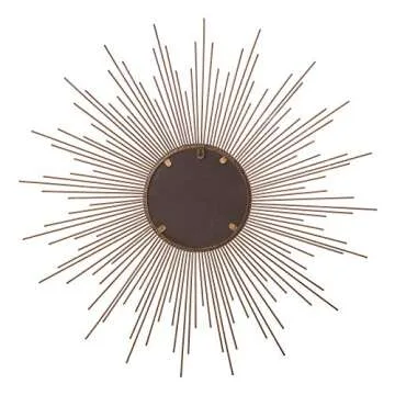 Elegant Gold Spoked Sunburst Mirror for Modern Decor