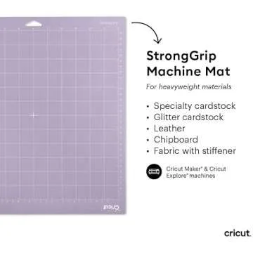 Cricut StrongGrip Cutting Mat for Heavyweight Materials