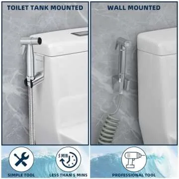 Versatile Handheld Bidet Sprayer for Easy Cleaning