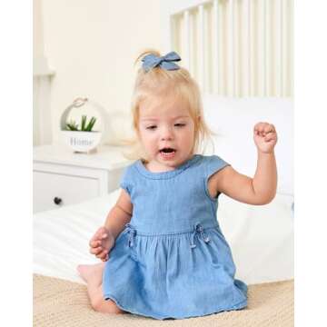 20pcs Baby Girl Hair Bows Clips Fully Lined Barrettes Hair Accessories for Little Girls Toddler Kids Teens