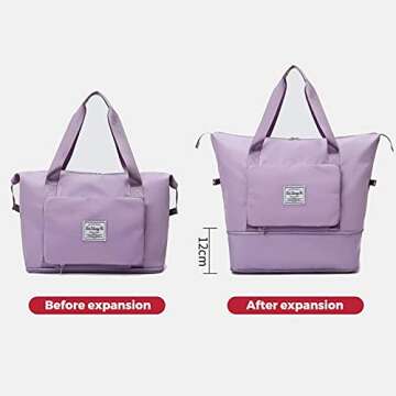 2024 Stylish Foldable Duffle Bag for All Travelers