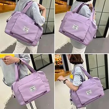2024 Stylish Foldable Duffle Bag for All Travelers