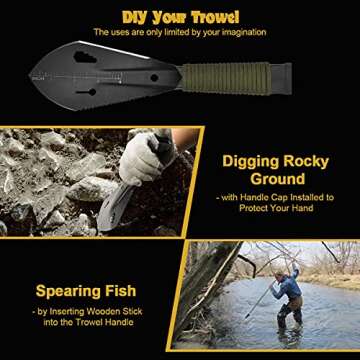 Yeacool Camping Trowel - Lightweight Multi-Function Tool