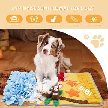 Snuffle Mat for Large Dogs Sniff Mat for Cats, Dog Enrichment Toys, Dog Puzzle Toys Small Medium Pet...
