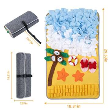 Interactive Snuffle Mat for Dogs | Pet Enrichment Toy
