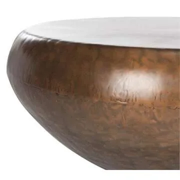SAFAVIEH Home Collection Patience Copper Coffee Table
