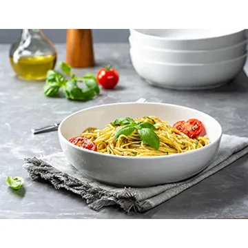 KooK Ceramic Serving Bowls - Large Capacity, Set of 4