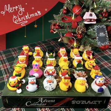 Rubber Duckies 24 Days Advent Calendar for Kids
