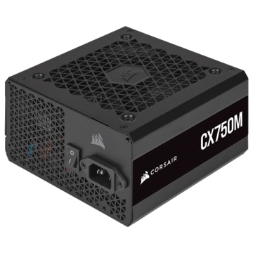 Corsair CX-M Series, CX750M, Modular Power Supply, 80 Plus Bronze (Renewed)