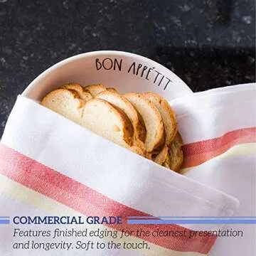 GREEN LIFESTYLE 100% Cotton Kitchen Dish Towels Set of 12