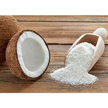 Anna and Sarah Organic Shredded Coconut, Unsweetened, Medium-Size, Perfect for Recipes, All Natural Flakes, in Resealable Bag, 3 Lbs