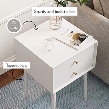 Stylish Nathan James Harper Nightstand for Smart Storage