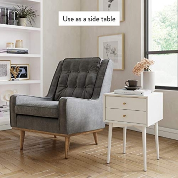 Stylish Nathan James Harper Nightstand for Smart Storage