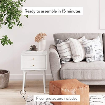 Stylish Nathan James Harper Nightstand for Smart Storage