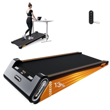 Up Pad, FINEHORSE Walking Pad Treadmill with Auto Incline, 6 in 1 Under Desk Treadmill, 6-Level Incl...