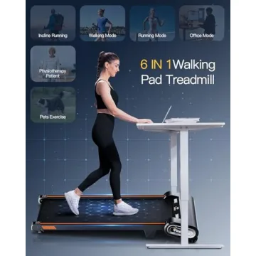 Up Pad 2.5HP Walking Pad with Auto Incline for Home