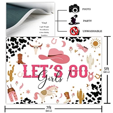 Avezano Let's Go Girls Backdrop for Bachelorette Celebrations