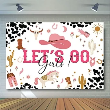 Avezano Let's Go Girls Backdrop for Bachelorette Celebrations