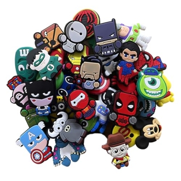 DDTKZC 36 PCS PVC Shoe Charms for Kids - Unisex Decoration