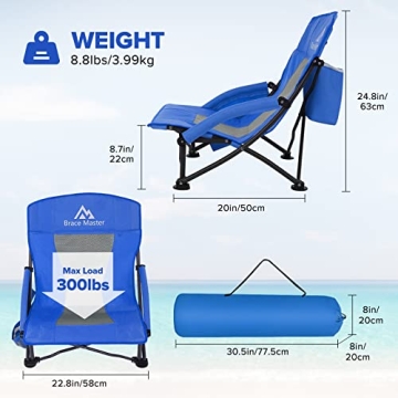 Brace Master Beach Chair: Lightweight and Portable Comfort