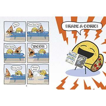 Pizza and Taco: Super-Awesome Comic!: (A Graphic Novel)