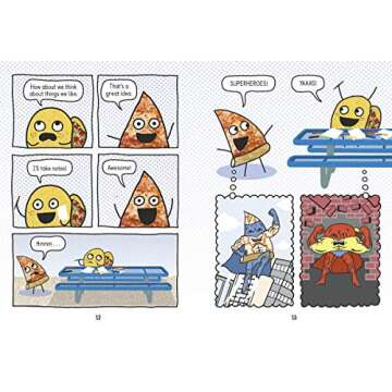 Pizza and Taco: Super-Awesome Comic!: (A Graphic Novel)