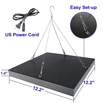 Osunby 75W LED Grow Light for Indoor Plants