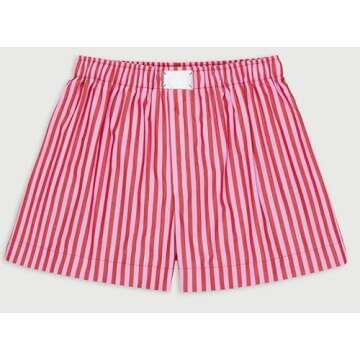 Cute Plaid Boxers Pajamas Y2k Lounge Baggy Sleep Shorts Low Elastic Waist Button Front Bow Pj Boxer Shorts for Women